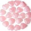 2cm Natural Rose Quartz Heart Crystal Gemstone