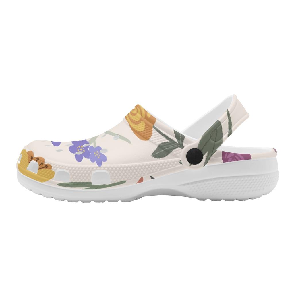 Cartoon Printed EVA Casual Clogs Women Men Quick Dry Easy Clean Slip On Travel Use Beach Garden Daily Walking Daily Shoes Home Use