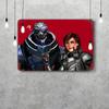 Garrus Close Up Mass Effect Vintage Metal Tin Signs Posters Decor Retro Metal Plaque Wall Art Decor for Garage Bar