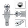 1/4" Quick Connect Stainless Steel Sewer Pipe Cleaning High-Pressure Nozzle
