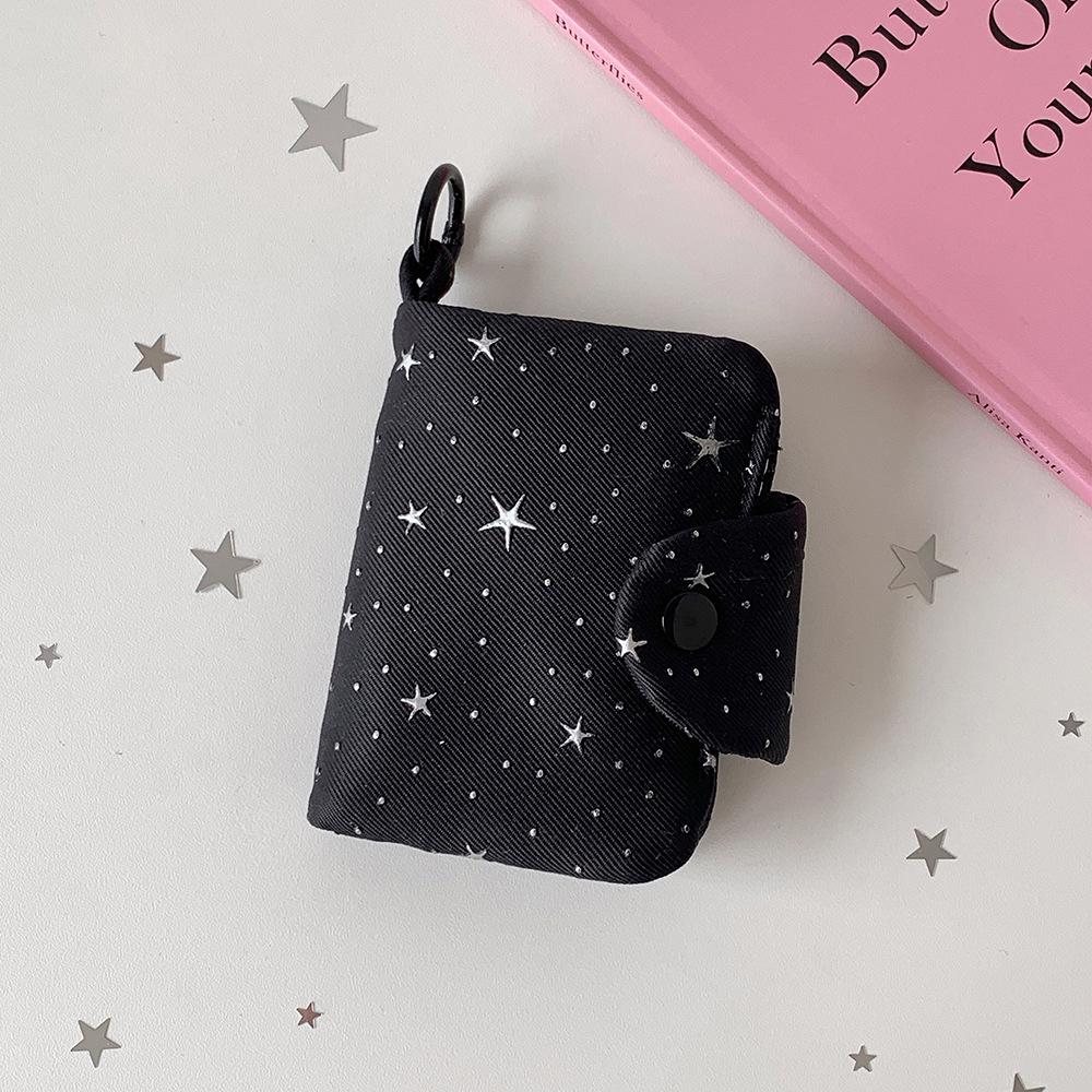 Mini Porta-Moedas Estilo Coreano: Porta-fones de ouvido, batom, cartão e chaves portátil
