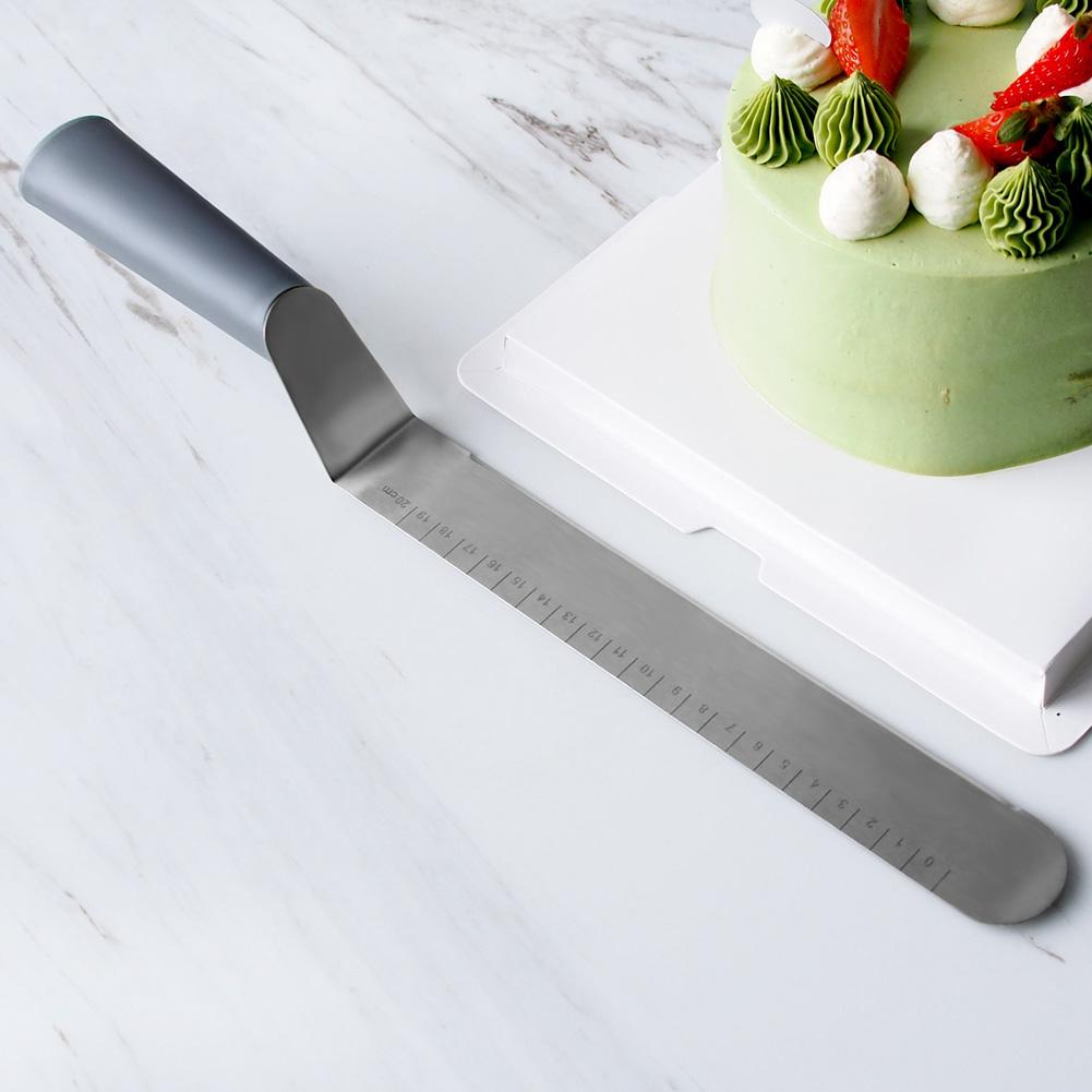 15 Inches Stainless Steel Spatula with Scale Cake Pizza Lifter Pie Pastry Cream Butter Shovel Baking Tool 15 inch cake spatula