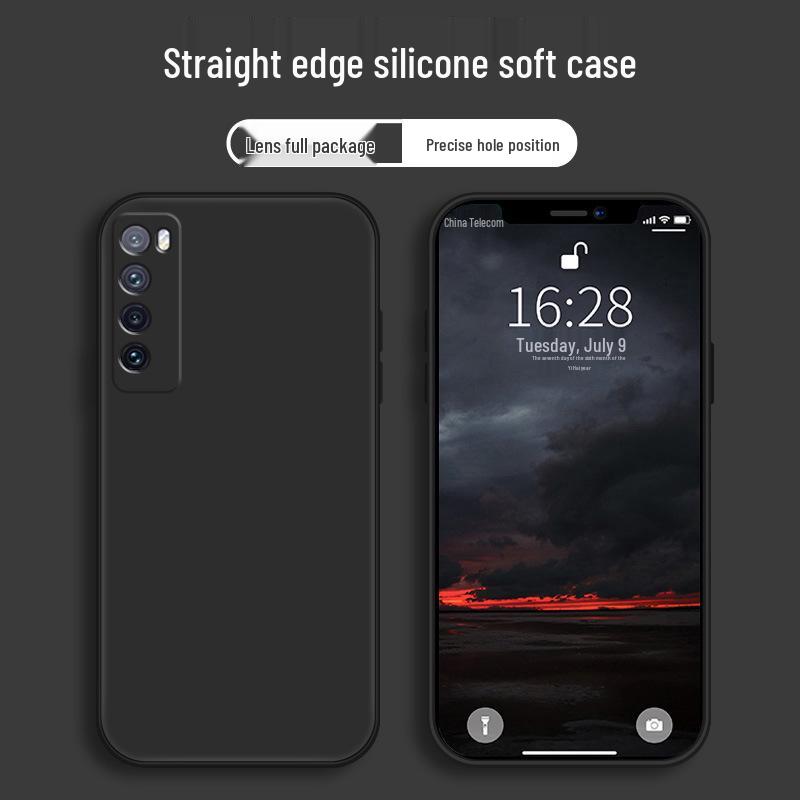 

Защитный чехол из жидкого силикона для телефона Huawei nova7 - Полное покрытие, Защита от падений, Унисекс дизайн Huawei nova7