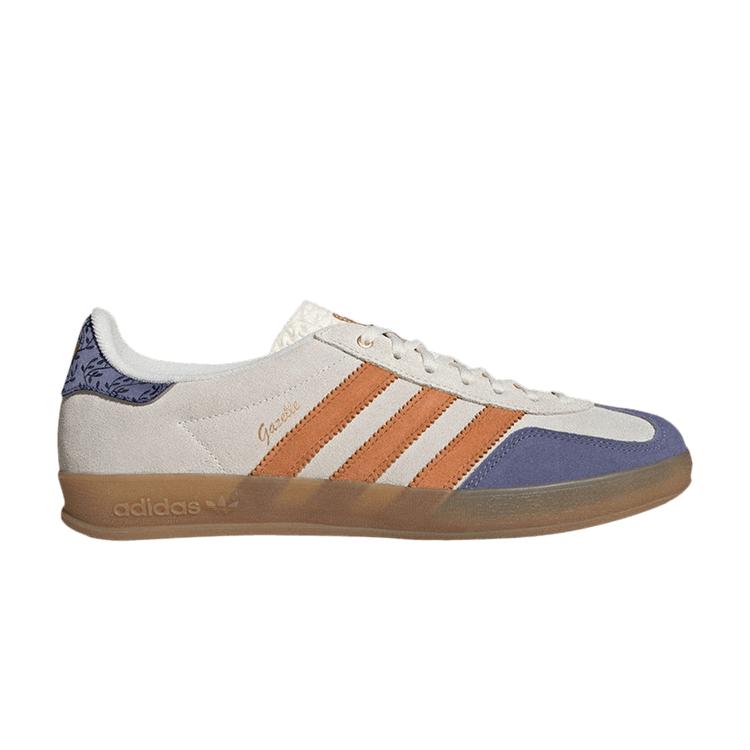 

Adidas Кроссовки Gazelle Indoor Cream White Blue Orange Unisex Blue-Vine JQ0956 38⅔