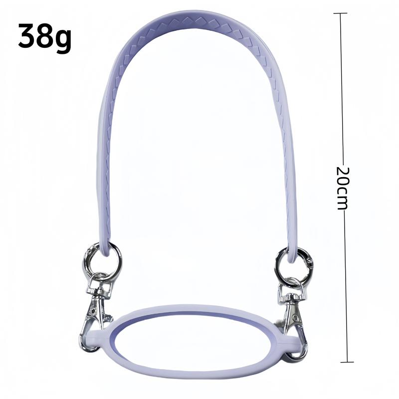 Silicone Water Bottle Strap 8-40oz Water Bottle Handle Carrier Water Bottle Holder Soft Grip Handle for Stanley Cup Accessories