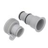 4PCS Set Pool Hose Adapter Set PVC Threaded Clamp Type Pool Pump Hose Connector Replacement Kit