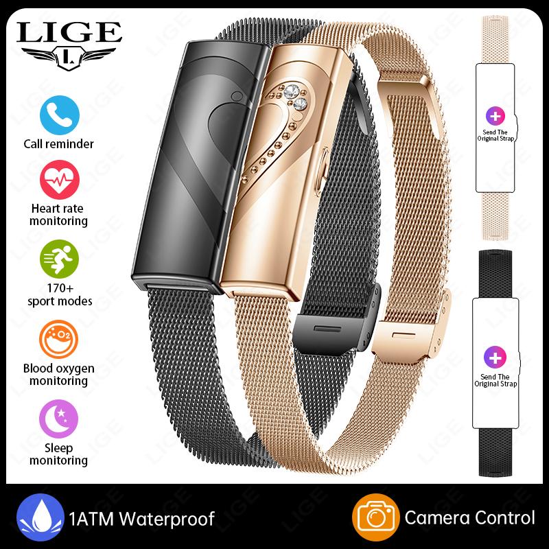 Fashion Smart Bracelet Real-time Heart Rate Monitoring Sports Fitness Tracker Wristband Waterproof Smart Watch For Couple