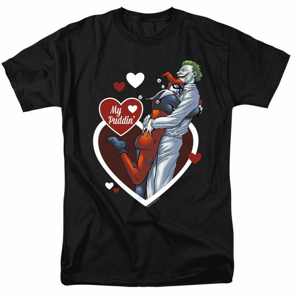 26 Harley Quinn My Puddin T Shirt Licensed Comic Book Tee Black Unisex T-Shirt M