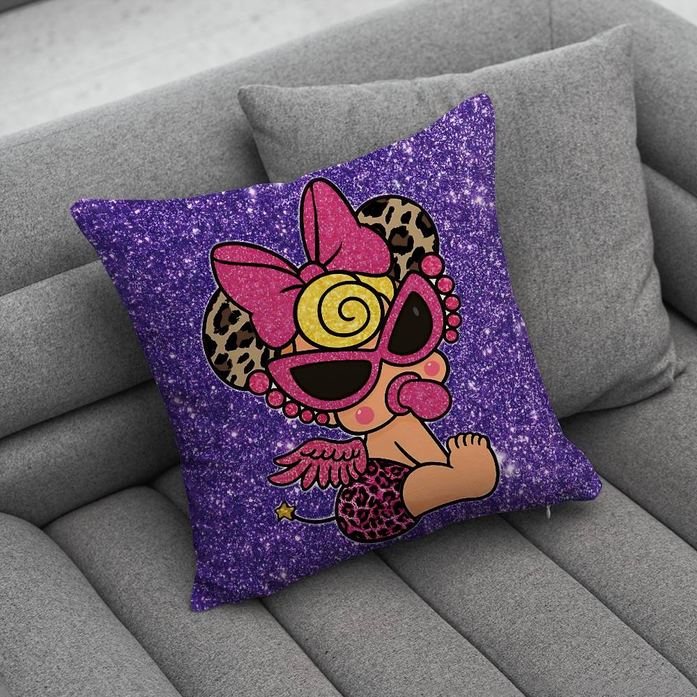 HHysteric Cute MMini Pillow Case For Home Bedroom Car Office Decoration Living Room Sofa Cushion Cover Suitable