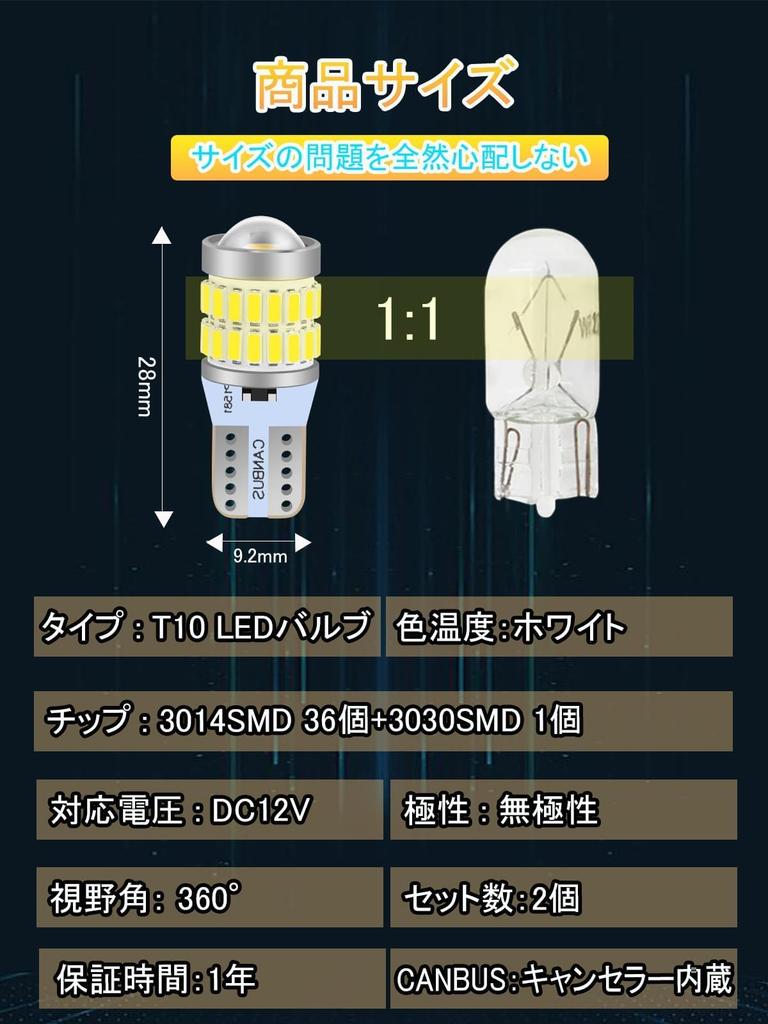 LTONXEN 2024 Latest T10 LED White Super Explosive Position Lamp