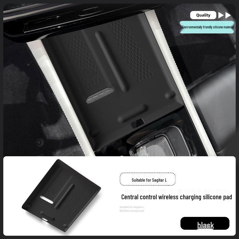 

Volkswagen Sagitar L Silicone Wireless Charging Pad: Non-slip Center Console Phone Mat for 26 Models
