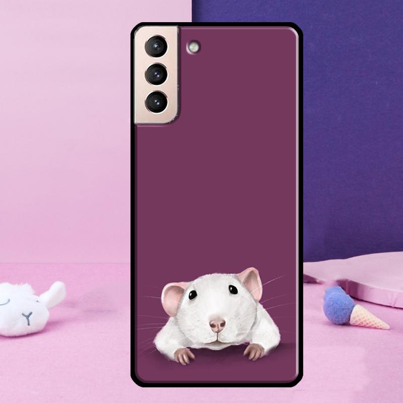 Mouse Rat Phone Case For Samsung Galaxy S24 Ultra S25 Ultra S9 S10 S20 S21 S22 Plus S23 S24 FE Cover