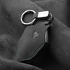 For Changan Deepal SL03 S07 G318 S05 Suede Leather Key Case Cover Full Package Keychain HandSewn Storage Bag Keychain Fob Holder