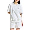 MLB Solid Color Pullover Crew Neck Short Sleeve T-Shirt Women Tops White 3AMTB0531-07IVS