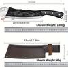 ZENG Dragon Pattern Bone Cleaver Professional Butcher Knife Precise Cutting Of Beef Lamb Sharp Kitchen Tool Efficient Slicing