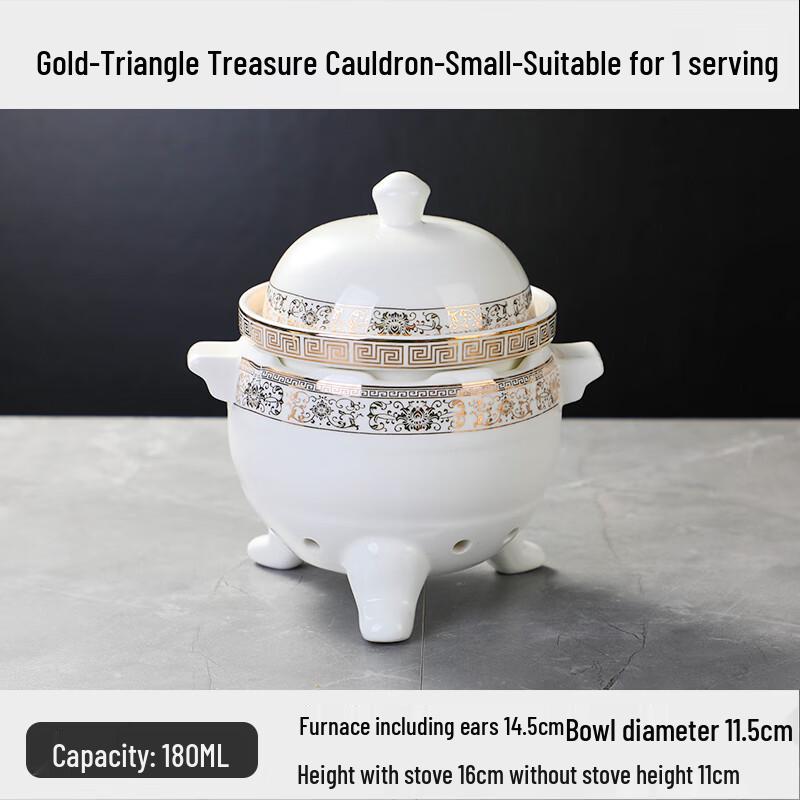 Individual Ceramic Candle Warmer Stew Pot