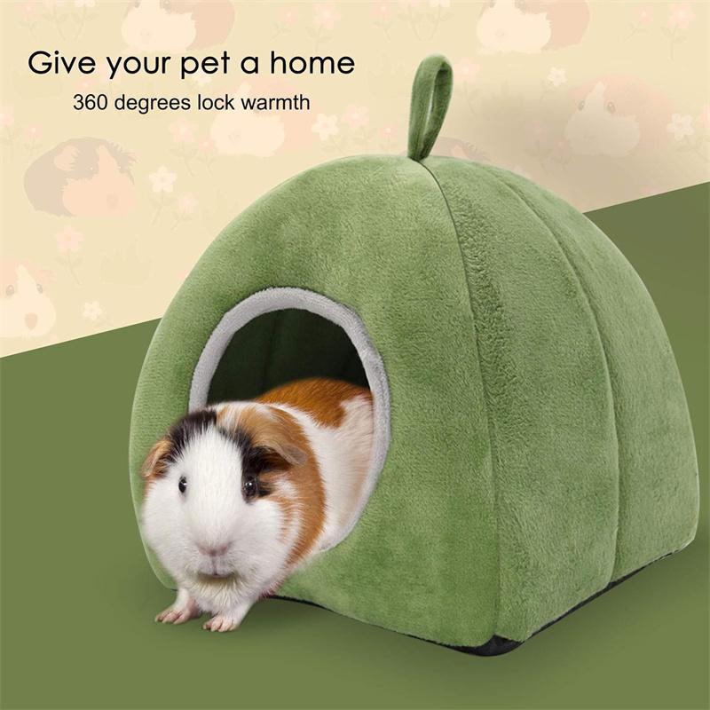 Cama para porquinho da índia - Acessórios para gaiolas laváveis, esconderijo para pequenos animais para chinchilas, hamsters e ouriços