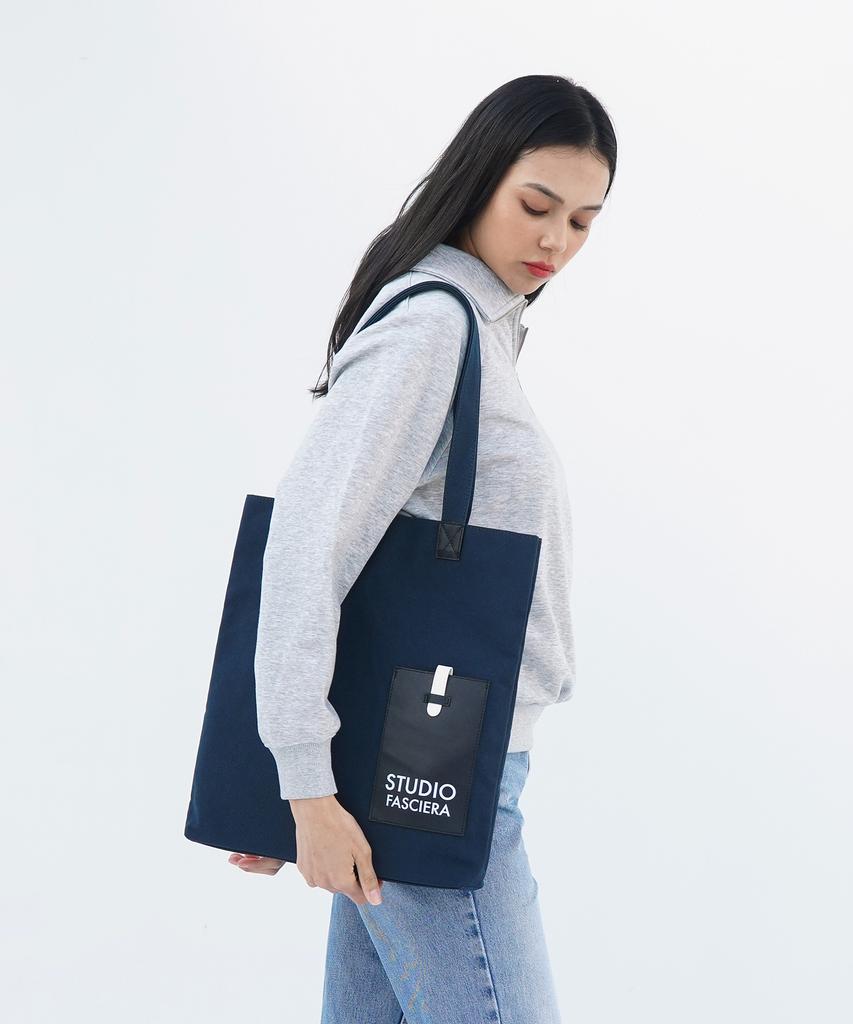 Fasciera Leather Pocket Canvas Shoulder Bag_Balkan 03