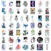 Watercolor Fantasy Mermaid Illustration Stickers DIY Toy Gift Decorative Decal for Phone Luggage Laptop Scrapbook Waterproof