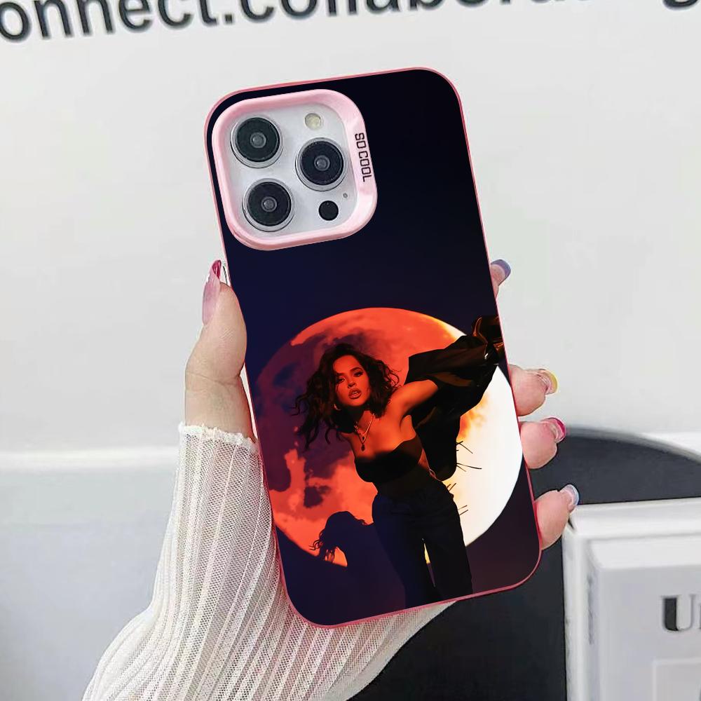 Fashion Becky G Pink Translucent Mobile Phone Case for iPhone 17 16 15 14 13 12 11 X XR XS Air Pro Max Plus Colorful Cover