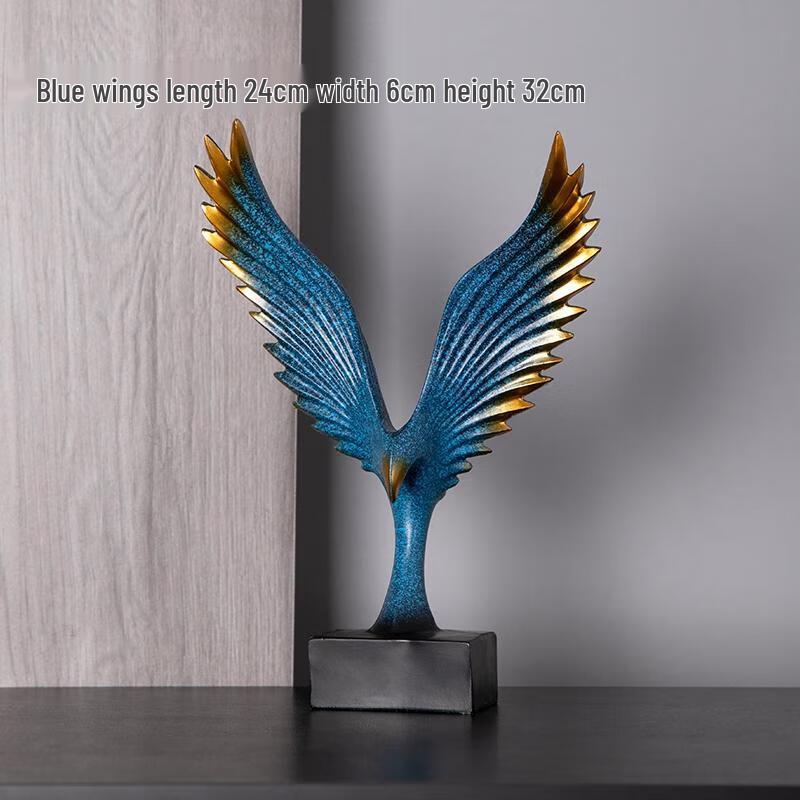 HANDUNYOU Retro Roc Spreading Wings Bookshelf Ornament