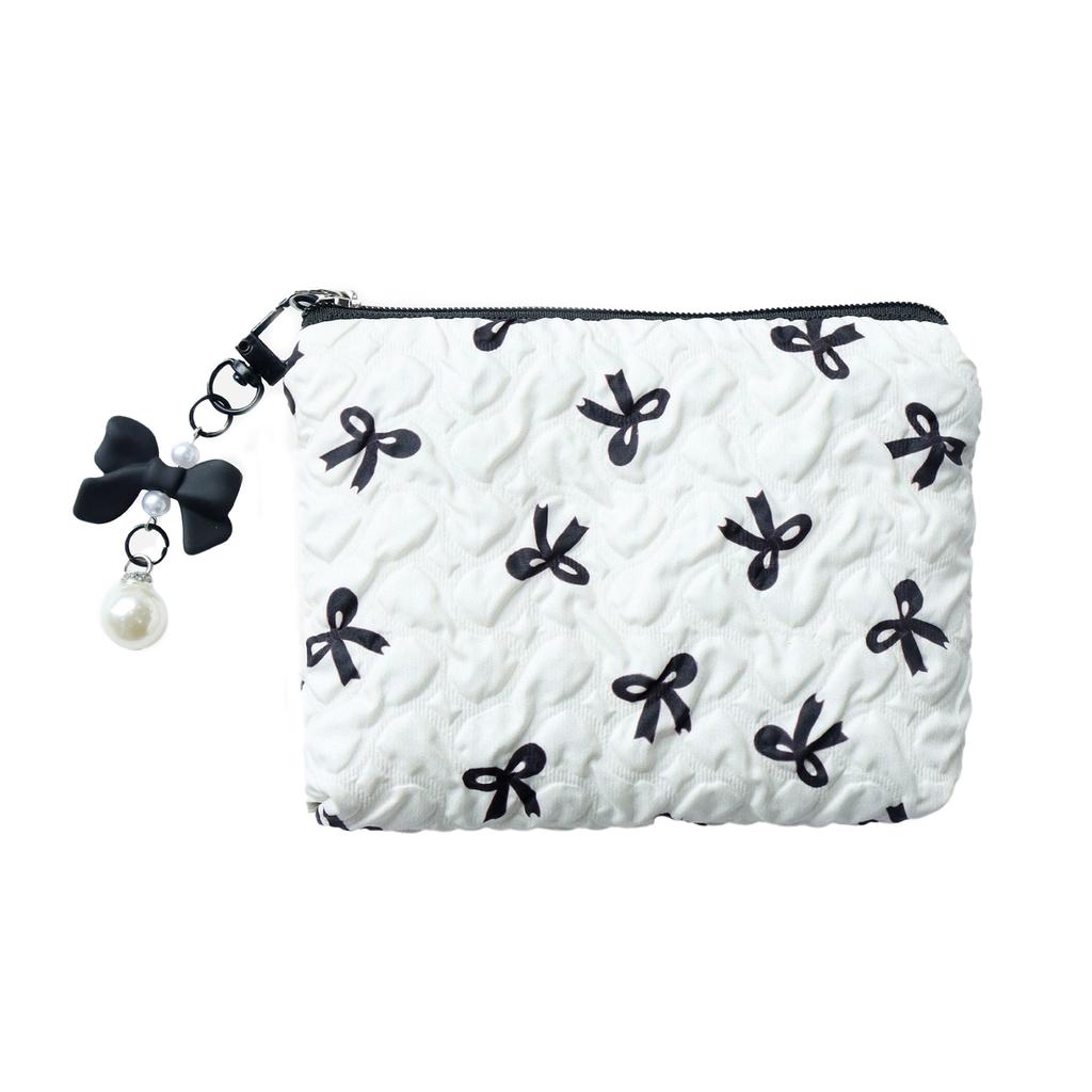 Reise-Make-up-Tasche, Kosmetiktasche, große Kapazität, Hautpflege-Organizer, schöne Schleifen, Make-up-Aufbewahrungstasche, ästhetischer Kulturbeutel