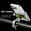 Bicycle Phone Stand Aluminium Alloy Handlebar Mobilephone Support 360 Degree Rotation Shockproof Cycling Accessories