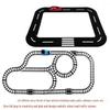 DIY Kindergarten Track Car Toy with Traffic Stickers