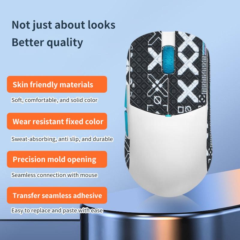 Non Slip Suck Sweat Mouse Grip Tape Skate Sticker For Lamzu Thorn 4K Gaming Mouse Desktop Gamer Accessories Anti-Slip