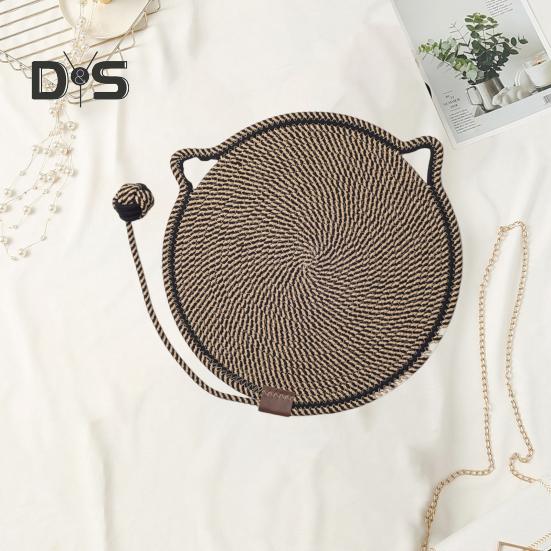 Natural Cotton Rope Cat Scratch Pad Easy To Clean Multi-Functional Indoor Pet Scratching Pad Wall Furniture Protector