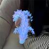 Drago di Cristallo Radioso Giocattolo Fidget Stampato in 3D con Design Articolato