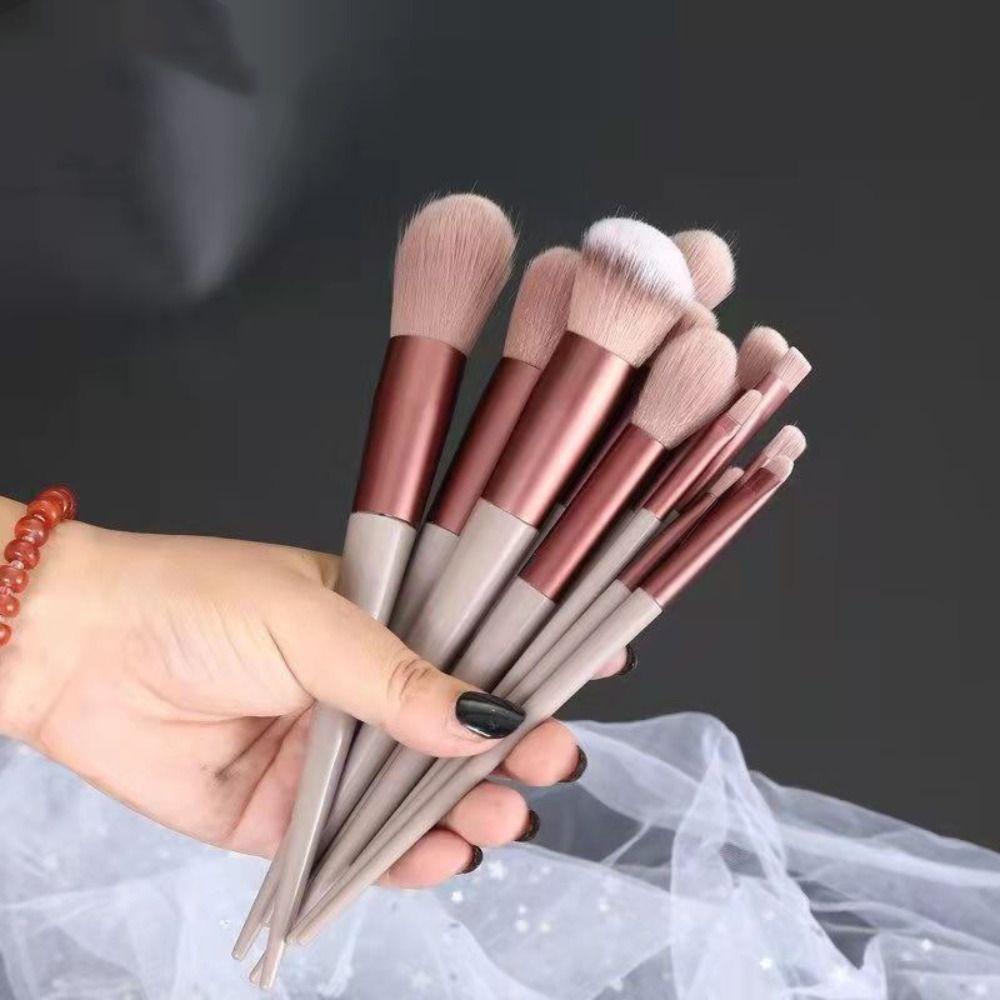 13Pcs/Set Professional Eyeshadow Powder Brush Furry Cosmetic Brush Set  Appointment