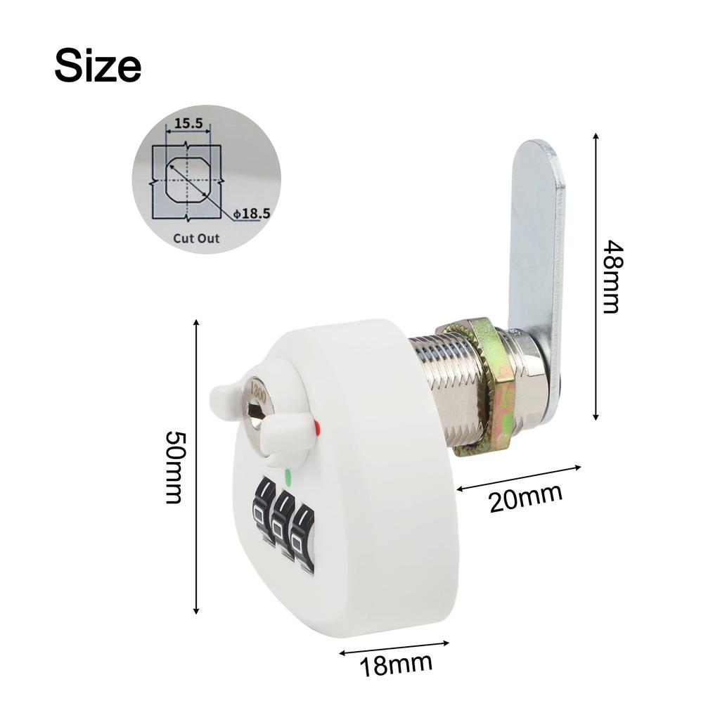 Office Storage 20 25 Mm Digital Password Lock Easy Access Combination Lock Mailbox Lock Effortless Installation Design