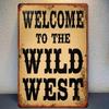 Retro Metal Tin Sign Art, Vintage Wall Decor for Living Room Garage 20x30cm