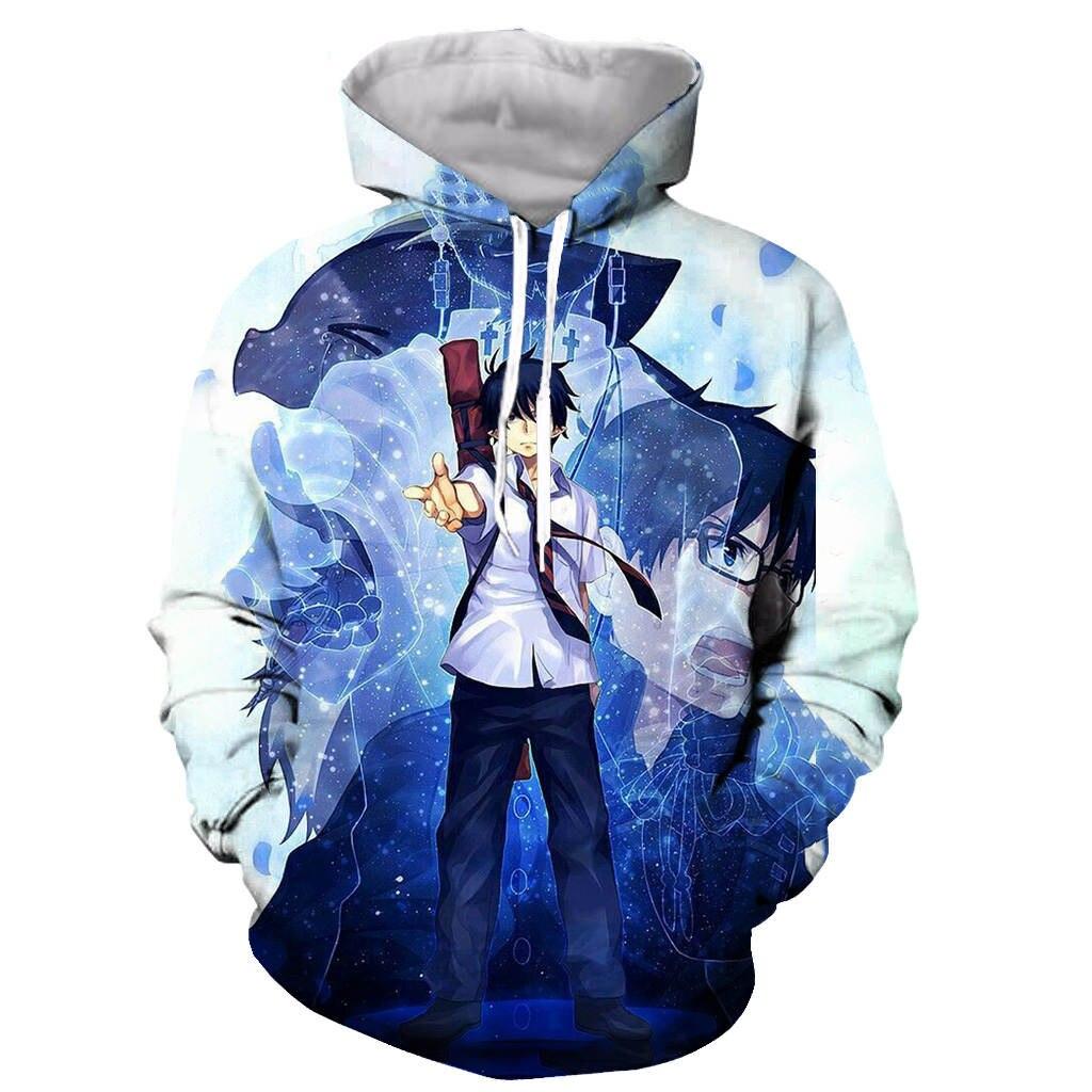 blue exorcist sweatshirt
