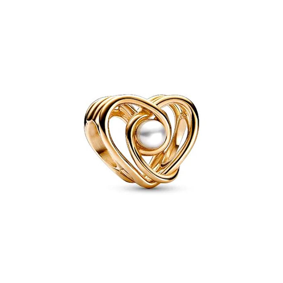 New Original Charms Sparkling Golden Hearts Series Angel Wings Hearts Clip Lucky Star Beads Fit Snake Bracelets DIY Jewelry Gift