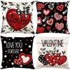 2026 Valentine's Day Custom Pillow Cover for Living Room Sofa Decor