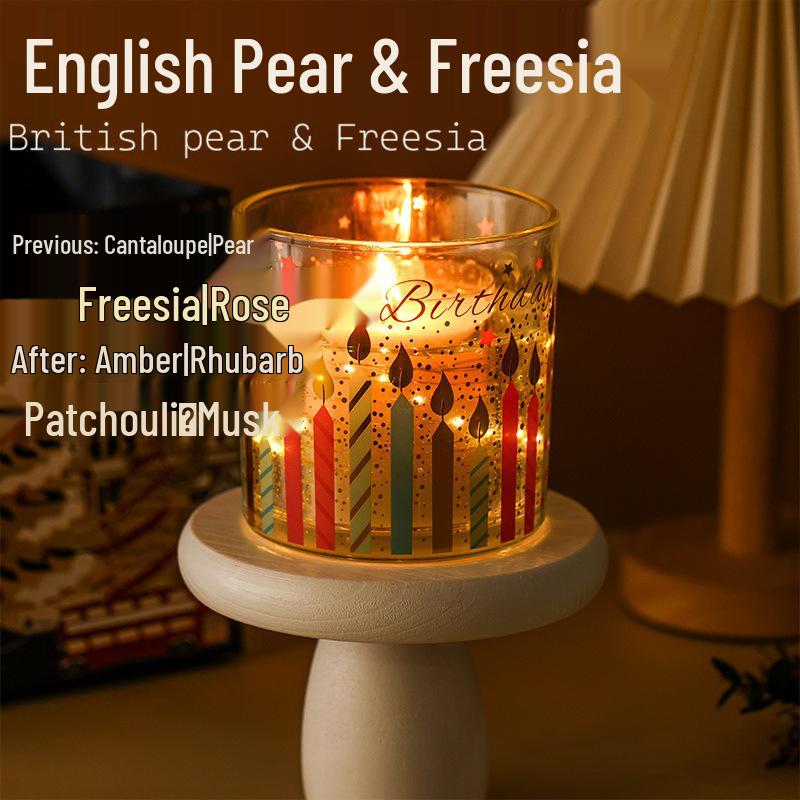 

25 Luminous Light-Sensitive Scented Birthday Candles - Luxury Souvenir Atmosphere Series