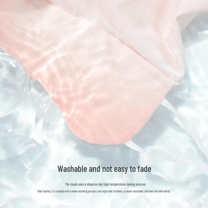 Women's Gradient Summer Sunscreen Mask - UV Protection, Breathable, Cool, Riding Face Cover