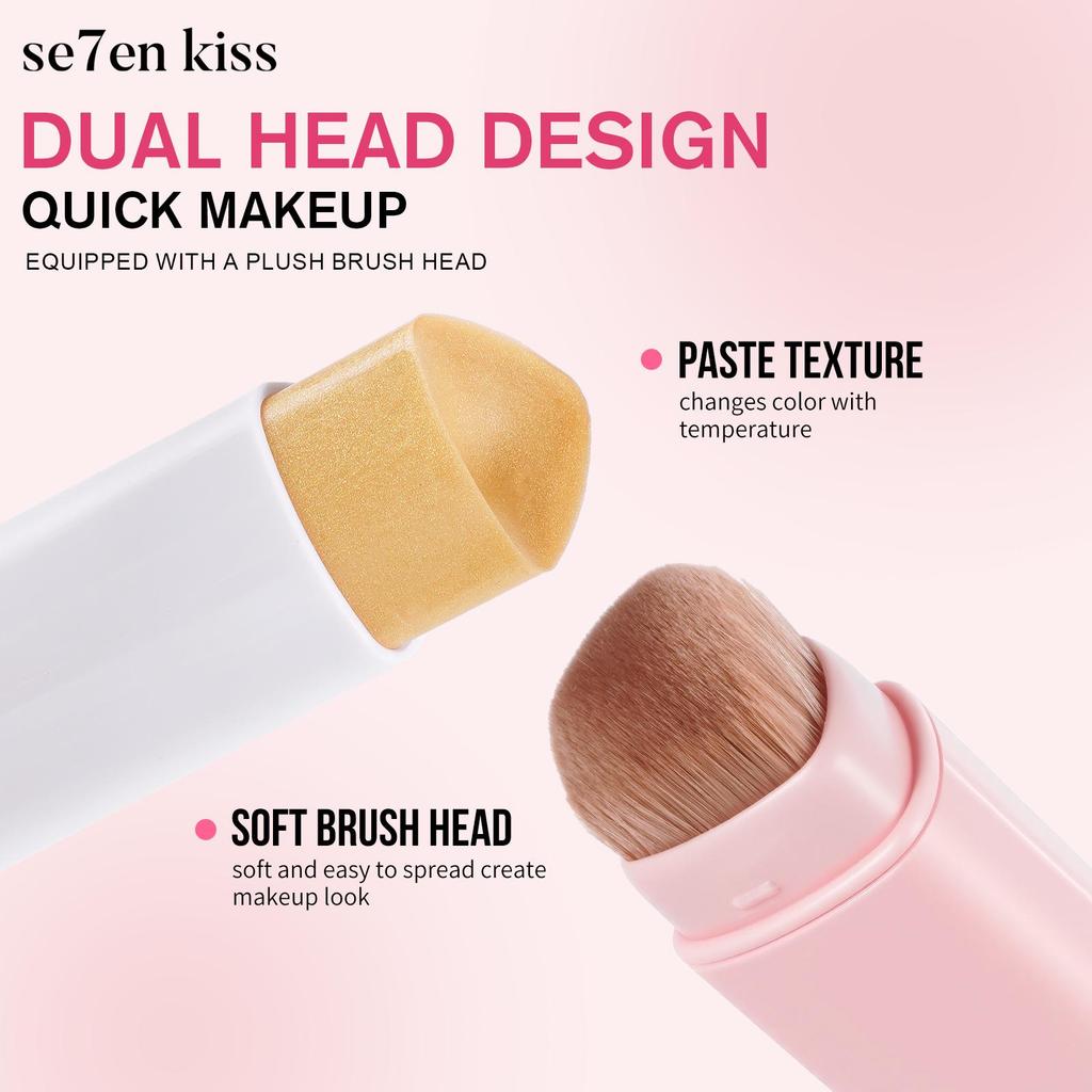 Multifunctional Temperature-Change Blush Stick Pink TK - English Color Makeup