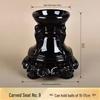 Black Resin High-Grade Crystal Ball Display Stand