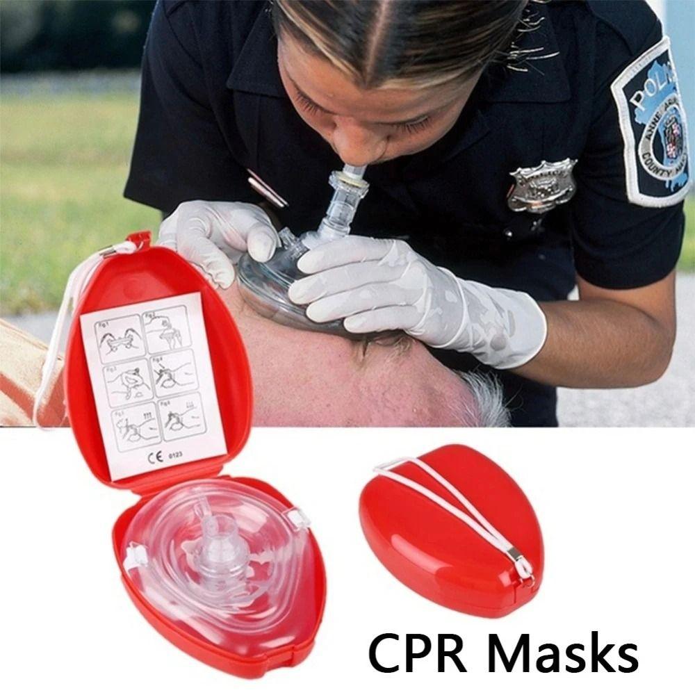 Einwegventil Werkzeuge Wiederverwendbare Beatmungsmaske Wiederverwendbar CPR Rettung Sicherheits Notfallausrüstung