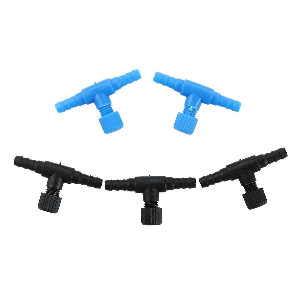 10pcs Fish Tank Air Line Flow Control Regulator Valve 4mm Airline Tubing Pipe Connector Switch Tap