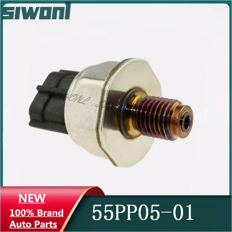 For CITROEN JUMPER RELAY PEUGEOT BOXER 2.2 HDI Mitsubishi L200 Pajero Fuel Rail High Pressure Sensor 55PP05-01 55PP0501 Original