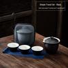 LISM Portable Ceramic Kung Fu Tea Set