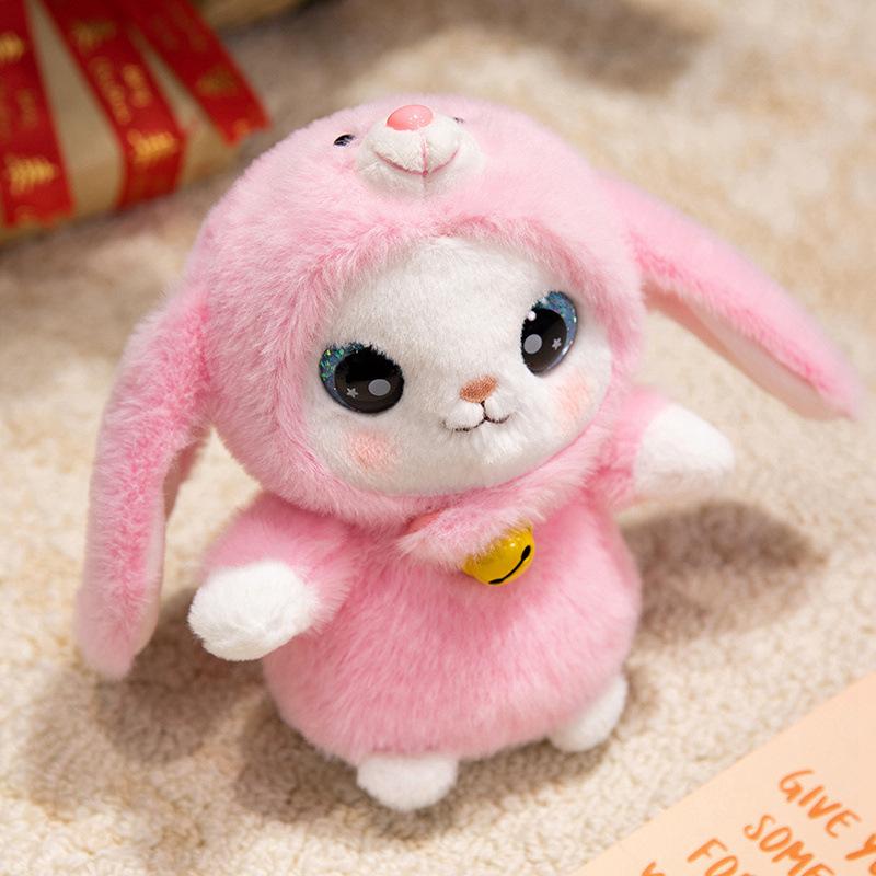 Cute Cute Little Animal Rabbit Panda Turned Into Doll Plush Toy Elephant Doll Children Soothing Doll