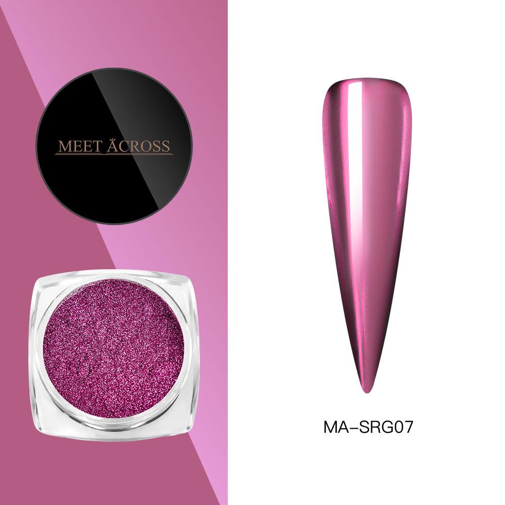 

Зеркальный порошок 1 г Золотой Синий Фиолетовый Маникюрный Блестящий Пигмент Для Ногтей 9 Цветов