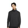 Nike Sweatshirts Men's Black Stand Collar Moderate Regular CU6256-010