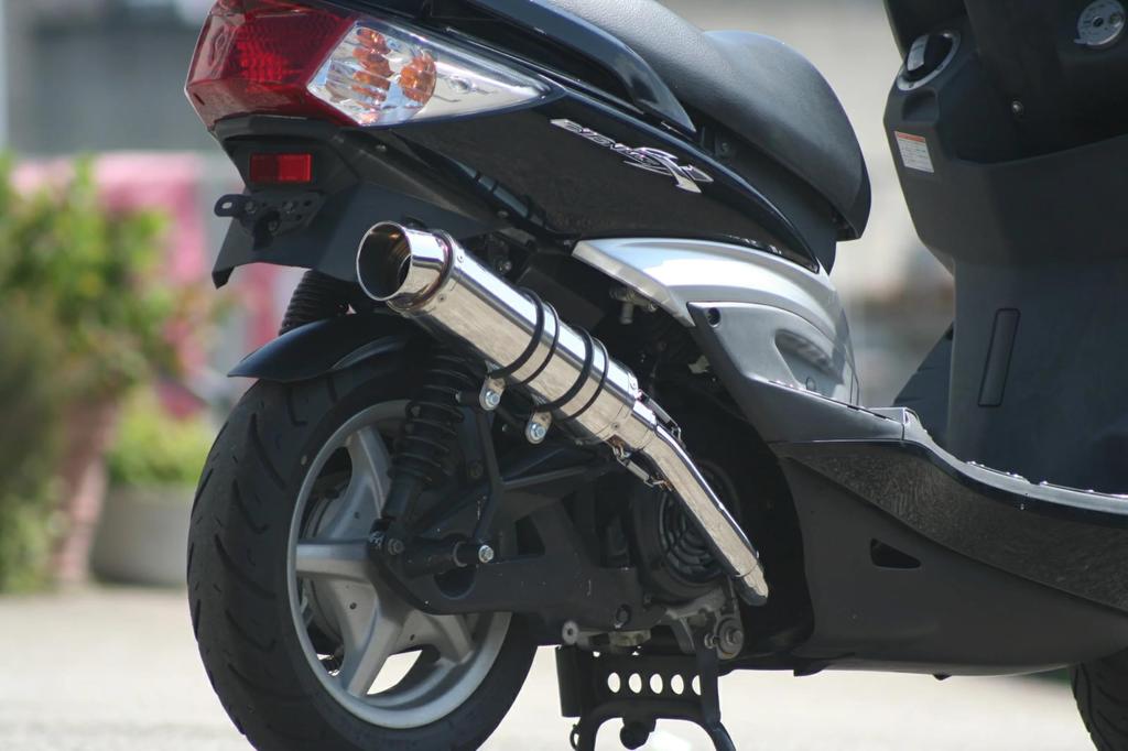 Motorcycle Muffler and 3rd Domestic R300 SUS Stainless Steel Silver Full Custom Aftermarket Part Cygnus-X BC-SE12J/EBJ-SE44J (Models 1st, 2nd,