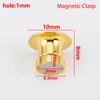 10Pcs Magnetic Clasp Brooch Locking Pin Backs Metal Pin Back Locking Pin Keepers Locking Clasp DIY Brooch Badge Jewelry Making